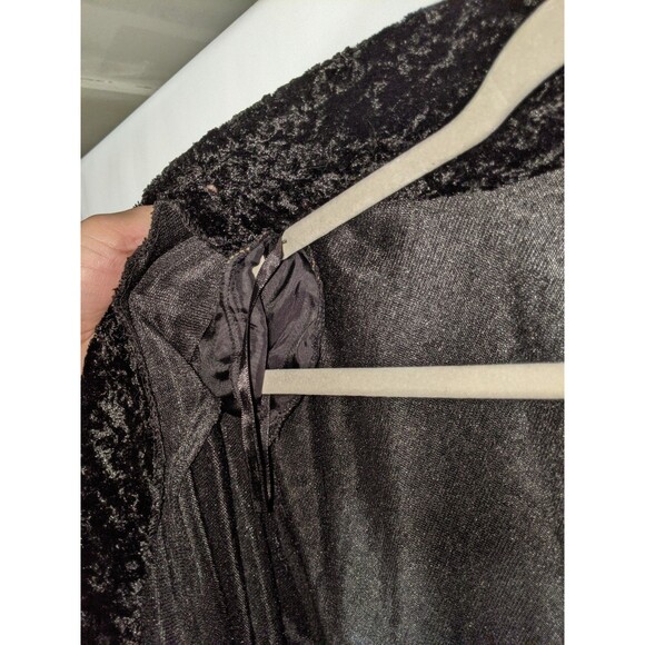 Vintage 50s Inspired Cape Jacket Women's Size 22 24 XXL Black Mobwife Goth Punk - Picture 7 of 10